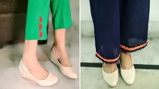 Two Beautiful Palazzo Pant Mori designs in Easy Way || Narrow Plazzo Bottom Designs in Simple Steps