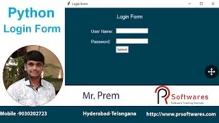 login form using tkinter | gui python tutorial