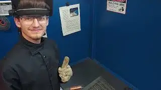 RHS Students Mig Welding for the First Time