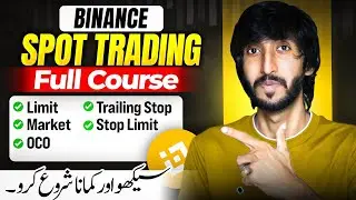 Binance spot trading for beginners complete course,  Binance trading 