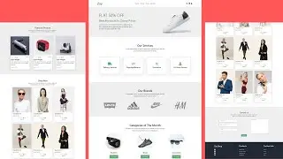 How to make Responsive E-Commerce/Online Store Website using HTML and CSS | Ecommerce Store Tutorial