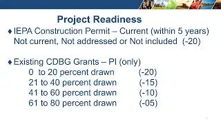 2022 CDBG App Workshop Sec III H 6 Project Readiness   Kirk