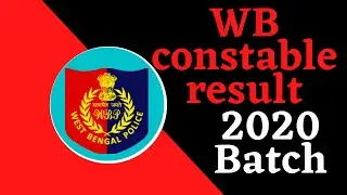 WB constable result 2020 batch | WBP Constable Preliminary 2020 Result Out 2022 | WB constable |