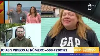 Matinal Chilevisión con mujer contra el tránsito GAP