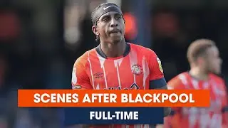 Incredible full-time scenes after the win against Blackpool! 👏