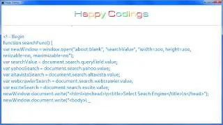 JavaScript | Search Box