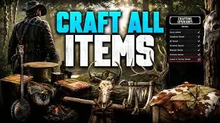 Crafting All Items At The Camp In RDR2