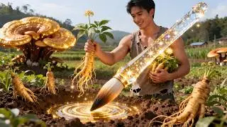 【Full】❤️Can a magical brush really draw ginseng? I made my fortune using the ancestral Star Brush