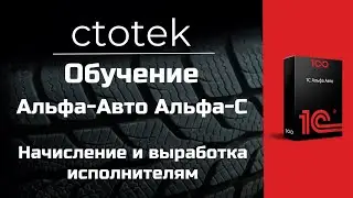 Обучение Альфа Авто Альфа С Начисление и выработка исполнителям