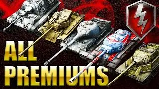 ALL PREMIUM Tanks REVIEW (Tier 8) ||World of tanks Blitz||