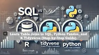 Learn Table Joins in SQL, Python Pandas, and R Tidyverse (Step-by-Step Guide)