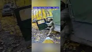 Soldier Tries to Shoot Down Incoming FPV Drone — Too Late!