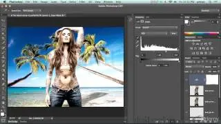 adjusting image tones and light source color casts via adjustment layers