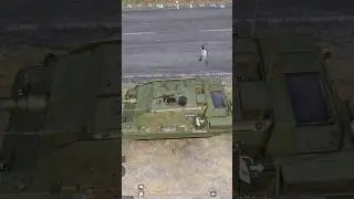 You will be crushed by the tank 
