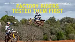 Kay de Wolf & Liam Everts Ride the 2027 Husqvarna Motocross Models | Husqvarna Motorcycles