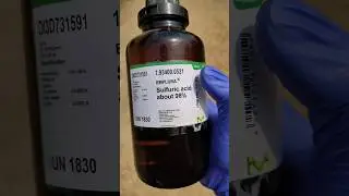 SULPHURIC ACID EXPERIMENT ☠️
