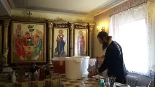 Трапезная Освящение меда