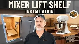 Mixer Lift Shelf Installation | RTA Cabinet Assembly