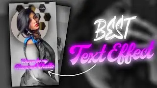 Ae Inspired Text effect in Alight moton 🤩| Trending text effect