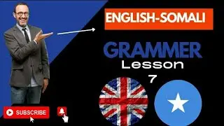 ENGLISH GRAMMAR LESSON SEVEN/7 CASHARKII 7 AAD ENGLISH KA PLZ SUBSCRIBE SHARE AND LIKE