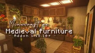 Medieval furniture addon | Minecraft pe 🍂✨