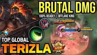 TERIZLA BEST BUILD 2023 | TOP GLOBAL TERIZLA GAMEPLAY | MOBILE LEGENDS✓