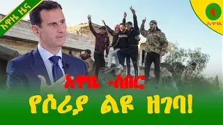 Alemneh Wasse  አዋዜ -ሰበር!#የሶሪያ ልዩ ዘገባ!!