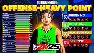 OFFENSE-HEAVY POINT BUILD is BACK on NBA 2K25! NEW 