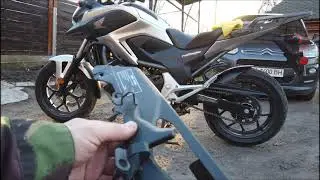 Tuning Xonda NC700 Front fender extension rear wheel hugger