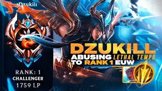 Everybody is TERRIFIED of this 1759LP Yone Top player... *RANK 1 EUW DZUKILL*