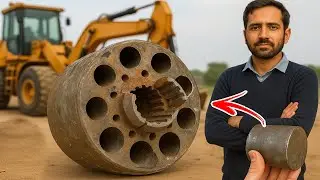 “Hydraulic Pump Cylinder Block Was Badly Broken Watch the Incredible Craftsmanship to Make Like New!
