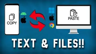 Copy and Paste Text and Files between your Phone and Computer