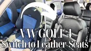 How to Switch to Leather Seats | Golf mk4 GTI 1.8 | Adnans Garage