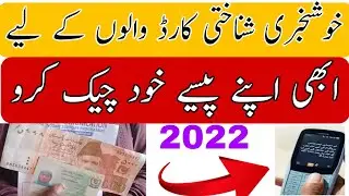 hsaas program cnic check online | ehsaas program ke paise check karne ka tarika 2022