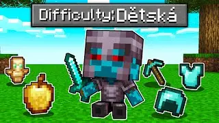 Hrajeme Minecraft na DĚTSKOU OBTÍŽNOST!