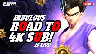 BGMI LIVE 11 LEFT FOR 4K | ROAD TO 4K SUBS | FABULOUS IS LIVE | #bgmilive #viralvideo  #shortslive