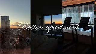 BOSTON apartment tour!! Luxury Sky-rise in Boston