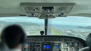 Landing at NZWN with Sounds Air