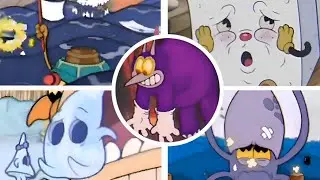 All background character mini knockouts (DLC included) [Cuphead]