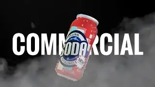 I tried to make a 12 sec Cool Drink COMMERCIAL in BLENDER | Premiere Pro | 3d PRODUCT COMMERCIAL |