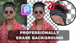 Professionally erase background in picsart | #picsart | Picsart tutorials