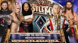 WWE 2K24 - The Rock VS. Cody Rhodes WRESTLEMANIA 40 - PS5