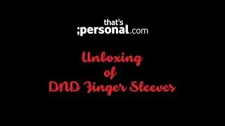 DND Fingers Sleeves - New Product Unboxing #Fingering