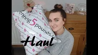 Everything 5 pounds haul and Discount code