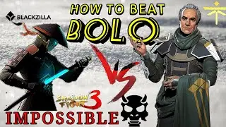 Shadow Fight 3 HOW TO BEAT BOLO | LEVEL IMPOSSIBLE