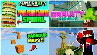 Top Best 😱 Parkour maps for Minecraft PE That are really Awesome 😎 || Java Parkour maps for Mcpe .