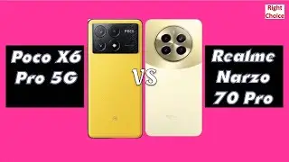 Poco X6 Pro vs Realme Narzo 70 Pro 5G