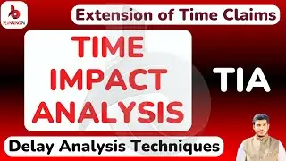 #Primavera_P6 How to do delay analysis by using Time Impact Analysis Technique | Methodology for TIA