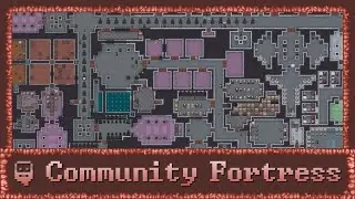 Dwarf Fortress - The Singed Castle | Community Forts (Interesting Volcano Build)