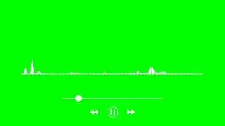 Green screen effect Audio Visualizer |Free to use| 